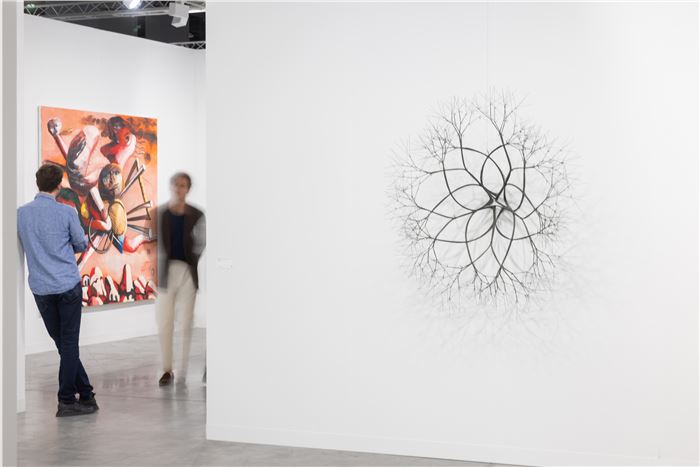 David Zwirner. Ruth Asawa and Dana Schutz. Courtesy of Art Basel